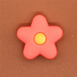 Sale 1pc PVC Shoe Charms Cute Noctilucent Flowers Shoe Accessories Shoe Buckle Decorations Fit Croc JIBZ Kid's X-mas