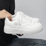 White Shoes Children 2024 Autumn New Campus Style Shoes Flat Soles Shoes Leisure Sports Shoes Lightweight Student