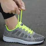 Women's Sneakers Fashion Summer Women Flat Shoes Soft Sole Breathable Woman Vulcanize Shoes Soild Color Lace Up Zapatos