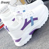 Women Sneakers 2023 New Fashion Autumn Casual Sports Comfortable Breathable White Flats Female Platform Winter Vulcanized