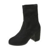 Breakj 2025 New Thick And Pointed Large-Size Thin Boots Fashion High-Heeling Martin