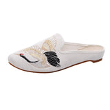 Breakj Single Drag / Cotton Mop Tip Fashion Chinese National Style Retro Embroidered Cloth Art Women's