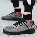 Sneakers Men Socks Shoes Hot Breathable Mesh Soft Running Sport Shoes Big Size 46 Athletic Casual Walking