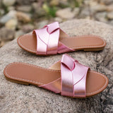 Breakj Cool Slippers Women 2025 Summer New Fashion Women's Flat-Bottom Slippers African