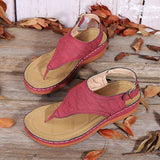 Fashion Clip Toe Wedge Sandals Women Summer PlatformSandalias Mujer 2022 Thick Sole Shoes Ladies Sandalias De Las