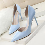 Pumps Concise High Heels Fashion Solid Women Shoes Bridal Wedding Shoes Ladies Pumps Shoes Red