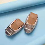 Autumn Women Soft ballet Flat Shoes PU Leather Square Buckle Womens Foldable Loafers Woman Green