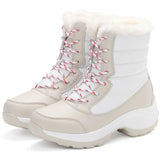 Women Boots Lightweight Ankle Boots Platform Shoes For Women Heels Winter Botas Mujer Keep Warm Snow Winter Shoes Female