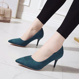 High Heels Pumps 8cm Tacones Pointed Toe Stilettos Femme Sexy Ladies Wedding Leopard Plus
