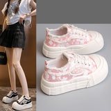 Breakj Bottom Low Help Canvas Shoes Women 2025 Spring New Small White Shoes Set Students Sports Leisure Board Shoes