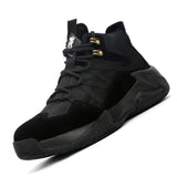 New Work Safety Boots Man Steel Toe Cap Men Shoes Autumn Anti-smashing Casual Sneaker Indestructible Male Security