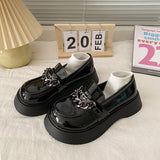 Lolita shoes new sweet bow loafer shoes thick heel platform shoes Japanese soft girl JK uniform shoes college girls women's