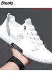 Men's Sneakers Canvas Breathable Casual Shoes Men's Slip on Walking Flats That's Shoes Vulcanized Shoes Fashion Men's