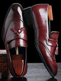 Leather Shoes Men Fashion Mens Shoes Black Patent Leather Slip On Moccasins Luxury Flats Men Wedding Men Shoes