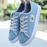 New 2021 Spring Summer Women Canvas Shoes flat sneakers women casual shoes low upper lace up white shoes