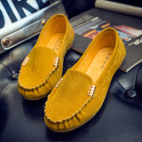 Version Of Women 2023 Spring And Autumn Shallow Mouth Bean Shoes Flat Heel Single Shoes Women A Foot Pedal Women's Shoes Lazy Shoes Large Size