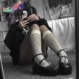 Size 43 Brand Women Platform Wedges Shoes 2022 INS Hot Cosplay Lolita Japanese Women's Pumps Kawaii Angel Bat