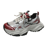 Small White Shoes Female Online Celebrities Breathable 2024 New Heightened Leisure Daddy Shoes All Kinds Of Lightweight Sports