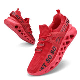 Sneakers Casual Lace-up Breathable Couple Tenis Shoes Fashion Mesh Hard-wearing Blade Running Shoes for Men Plus Size
