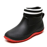 Boots Women's Rubber Anti-skid Colorful Unisex Ankle Boots Lightweight Slip On Boots Shoes 2020 Water-proof Drop