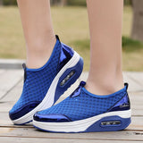 Women Casual Shoes 2021 Soft Bottom Walking Shoes Woman Air Mesh Vulcanize Shoes Summer Chunky Sneakers For Basket Femme