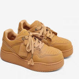 Breakj Senior Grey Sole Heighten Board Shoes Men And Women High Street Lovers Autumn And Winter Bread Shoes Versatile Casual