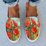 Women Casual Shoes New Patchwork Comfortable Flat Female Canvas Shoes Fashion Slip on Leopard Print Lady