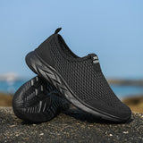 And Autumn New Hollow Breathable Soft Bottom Sneakers Trend Fashion Lightweight Running Shoes Leisure Outdoor Walking