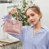 Jelly Chain Bags Pu Leather Crossbody Bags For Women 2021 Small Flap Shoulder Simple Bag Female Travel Handbags