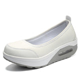 Women Sneakers Flats Loafers Sweet Shallow Comfort Moccasins Slip-on PU Platform Ballet Ladies Vulcanized Shoes