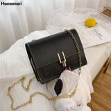 Marbling Crossbody Bags For Women 2021 PU Leather Shoulder Bag Waterproof Handbags For Women Korean Style Female