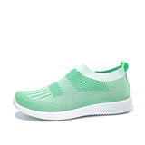 Women Sneakers Lightweight Women's Sport Shoes Slip On Flats Shoes Women Loafers Plus Size Walking Flats Female