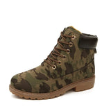 Women Boots Warm Snow Boot Rubber Sneakers Platform Shoes Fur White Boots Lace Up Bota Feminina Punk Schoenen