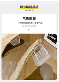 Summer Slippers Women Shoes Woman New Clear Transparent Crystal Mules Bow Knot Thick High Heels Sexy Ladies Shoes Plus Size