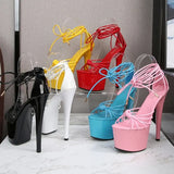 Shoes Women Stilettos Ladies Shoes Platform Sandals New Arrival 2023 Summer High Heels 17cm Sexy High Stiletto