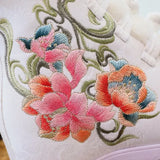 Breakj Boots Short Boots With Cotton And Wool Embroidered Boots, Embroidered Shoes Cloth Boots Inside The High Wedge Women's