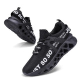 Sneakers Casual Lace-up Breathable Couple Tenis Shoes Fashion Mesh Hard-wearing Blade Running Shoes for Men Plus Size