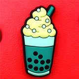 Red Wine Champagne Shoe Decoration Ice Cream Milk Tea Hot Sauce Shoe Accessories Croc Charms for Bracelets Jibz Kids