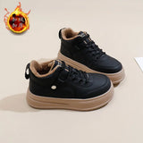 Breakj Add Velvet Cotton Shoes Women 2024 Winter New Ins Fashionable Versatile Add Velvet Add Thick Ugg Boots Leisure