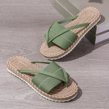Breakj Women Wear 2024 New Seaside Resort Beach Shoes Net Red Fashion Flip-Flops