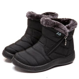 Boots Female Velcro Winter Shoes Women Waterproof Snow Boots Lightweight Women Casual Ankle Boots Keep Warm Botas