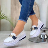 Breakj 2023 New Pine Cream Bottom Round Head Solid Single Shoes Light Mouth Pedal Thick Sole Single Shoe