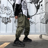 Sweatpants Big Pockest High Waist Pants Women Loose Korean Fashion Unisex Harajuku Korean Capris Moda