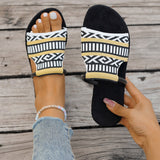 Breakj Pingdia Toe Cool Slippers Women's Summer New Fashion Wear Cool Slippers Large Women's