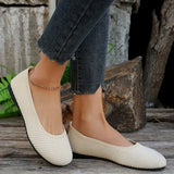 Breakj Summer New Large-Size Comfortable Solid Color Permeable Fashion White Flat Bottom Lady Single