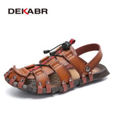 Summer Men's Sandals Beach Shoes Summer Leisure Beach Roman Men Outdoor Sandals High Quality Soft Bottom Sandals
