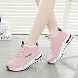 Winter Ankle Sneakers Shoes Warm Thick Plush Suede Snow Boots Female PU Leather Outdoor Sneaker Fur Shoes For Women 1021
