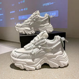 Sneakers Women 2022 Height Increasing Women's Sneakers Fashion Brand Design Thick Sole Casual Shoes Ladies