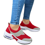 Breakj New Mesh Leisure Cushion Thick-Bottomed Sneakers Large Mesh Shoes Fly-Weaving