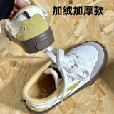 Breakj And Winter New Fruit Diary Small White Shoes Women's Shoes Sneakers Comfortable And Lovely Wind Commuting Students Four Seasons Add